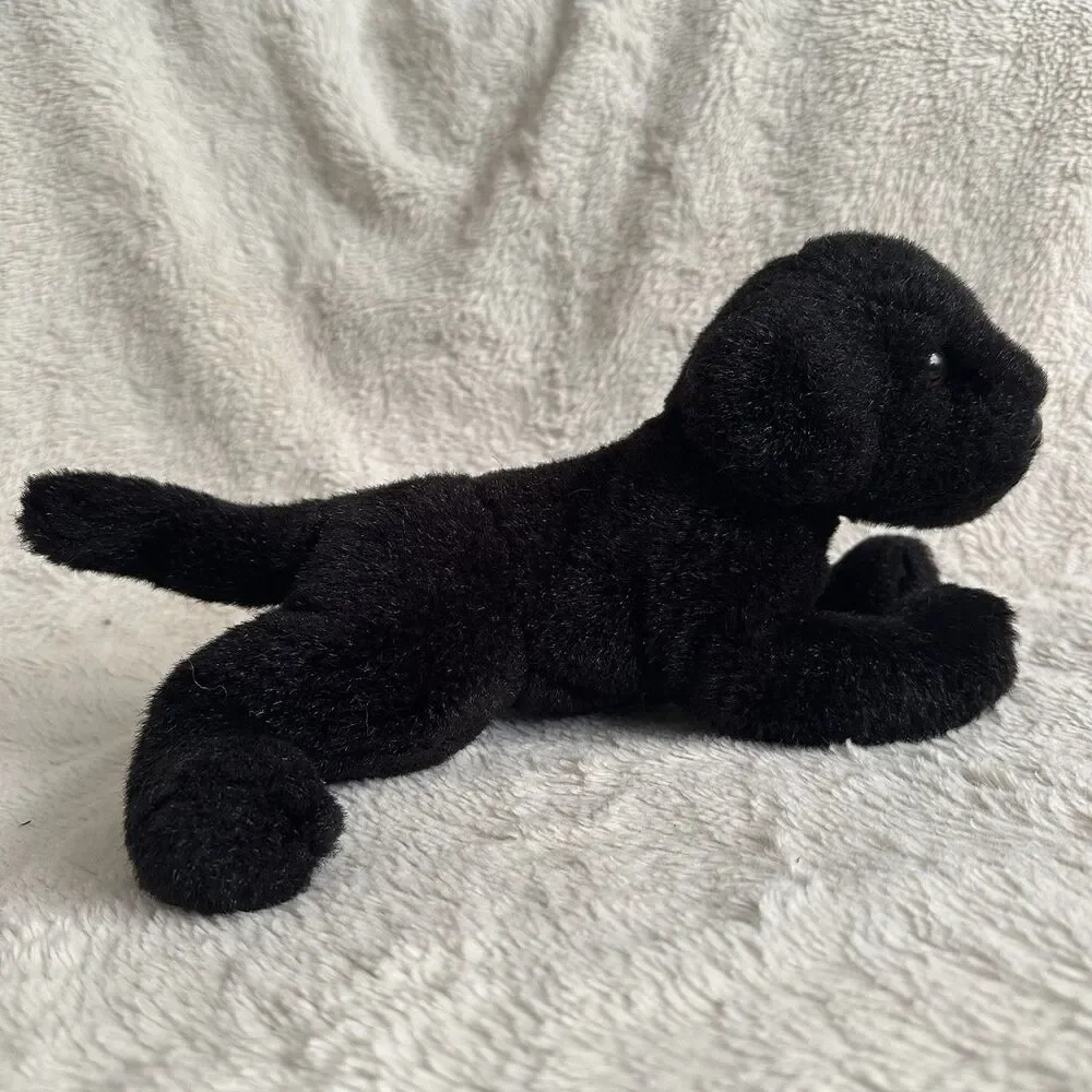 Douglas Cuddle Toys Pink Tag Brewster Black Lab 11” Vintage Dog Plush